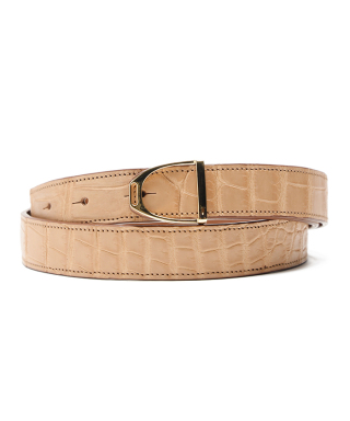 Stirrup Buckle Reversible Belt