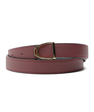Stirrup Buckle Reversible Belt
