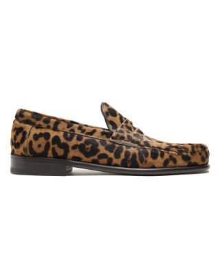 モカシンローファー FG292 Pony Leopard