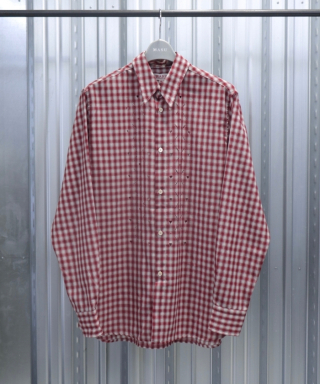 HEART HOLE PLAID SHIRT　M26H9SL002
