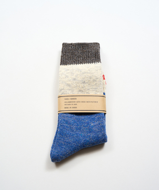 THREE TONE BORDER SOCKS　80530069002