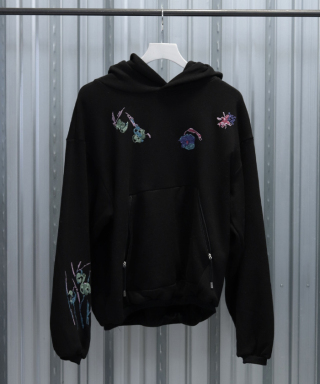 THE SWEAT HOODIE　ST-185-BKF