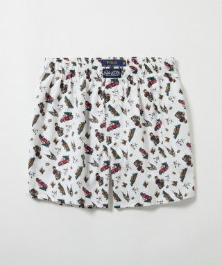 Woven Boxer Winter Wonderland Bear Print　RM4-E205