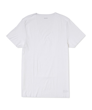 【半袖U首】カットオフ（オールシーズン）Tシャツ　EE3315A