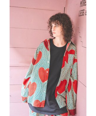 AFRICA OVER SHIRT (MAB1-11U008-6)