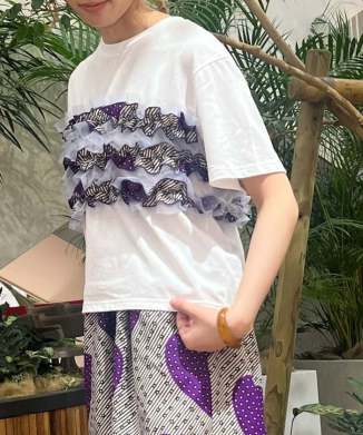 AFRICAビスチェセット風Tシャツ (MAE2-17L003-2) (MAE2-17L003-2)
