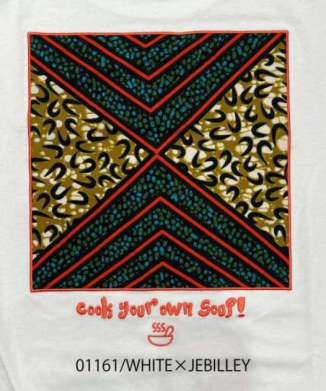 SOUPバックパッチ刺繍T-shirt (MAF2-17U001)