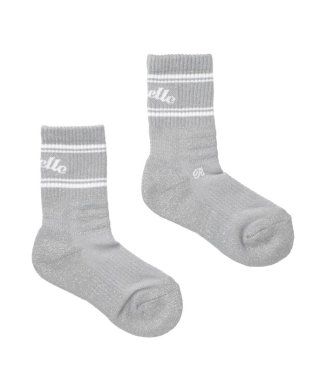 Arc Logo Glitter Crew Socks (EA-SC-GRY-0021)