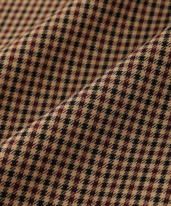 クラシックスタイルをオフでも活躍するカラフルチェックで　1137051-E