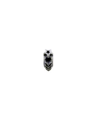 ARROW STAR HOLLOW RONDELLE BEAD