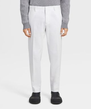 FLAT FRONT TROUSERS