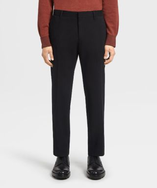 FLAT FRONT TROUSERS