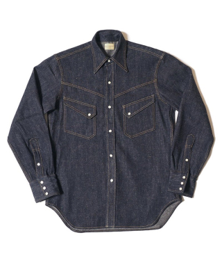 Lot 3001 LONG HORN TYPE DENIM WESTERN SHIRTS