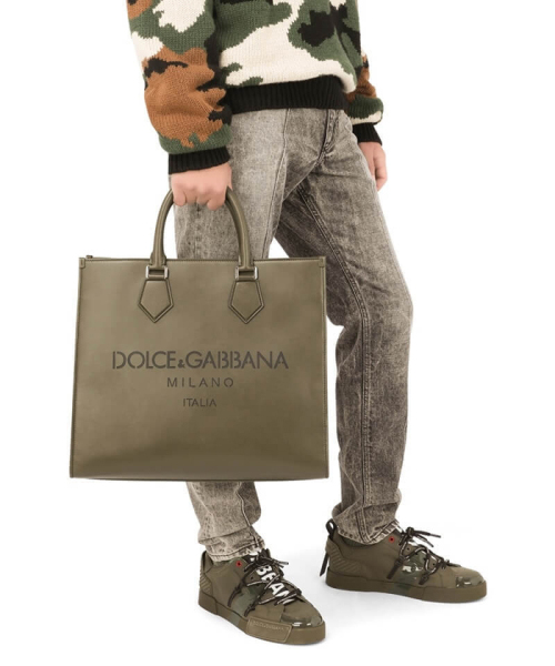 Dolce & Gabbana】ロゴ ショッピングバッグ カーフスキン - agropos.com.br
