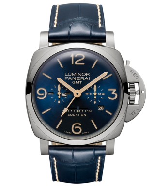 ルミノール イクエーション オブ タイム エイトデイズ GMT   47mm