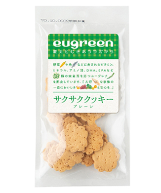 【eugreen】おやつ サクサククッキー プレーン