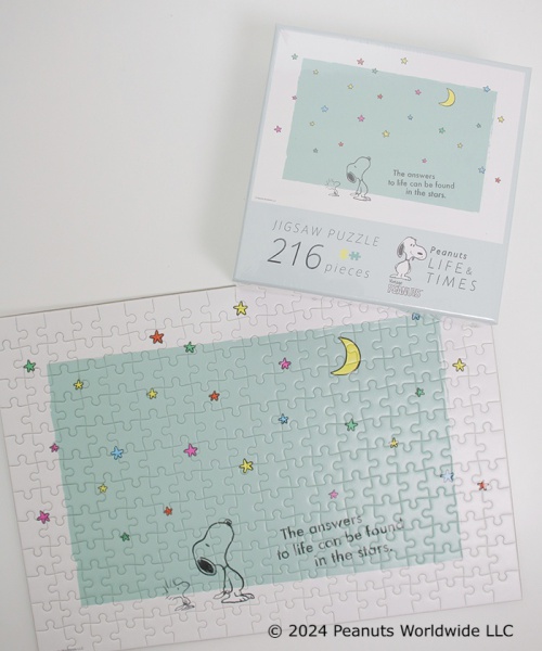 PeanutsLIFE&TIMES パズル 月星 18.2×25.7cm PeanutsLIFE&TIMES パズル 月星 18.2×25.7cm