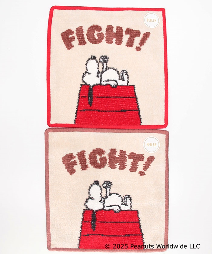 Peanuts LIFE&TIMES/フェイラー】ハンカチ ドッグハウス Peanuts LIFE&TIMES/フェイラー】ハンカチ ドッグハウス