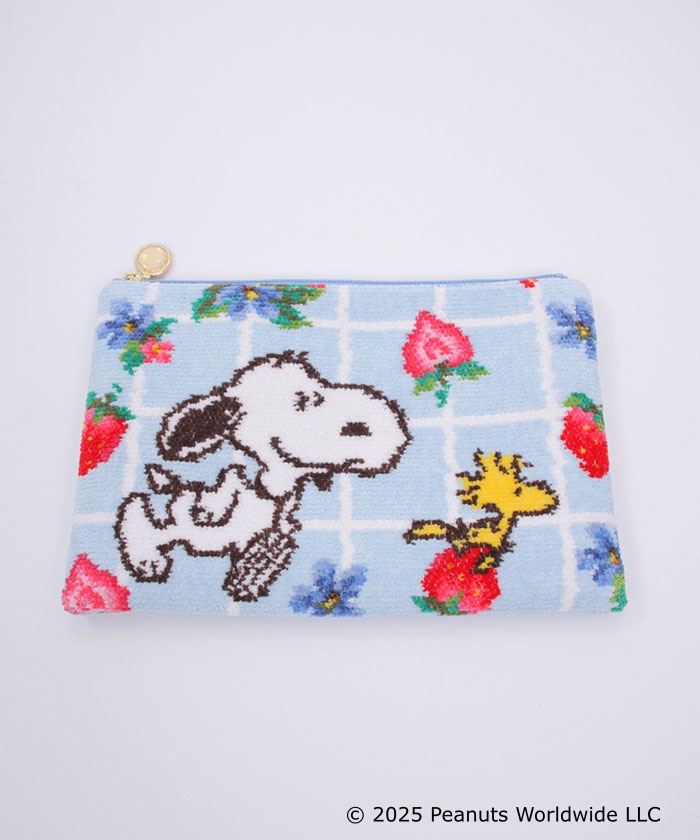 Peanuts LIFE&TIMES/フェイラー】ポーチ ストロベリープティ Peanuts LIFE&TIMES/フェイラー】ポーチ ストロベリープティ