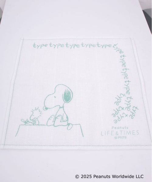 PeanutsLIFE&TIMES かやふきん グリーン 30×30cm PeanutsLIFE&TIMES かやふきん グリーン 30×30cm