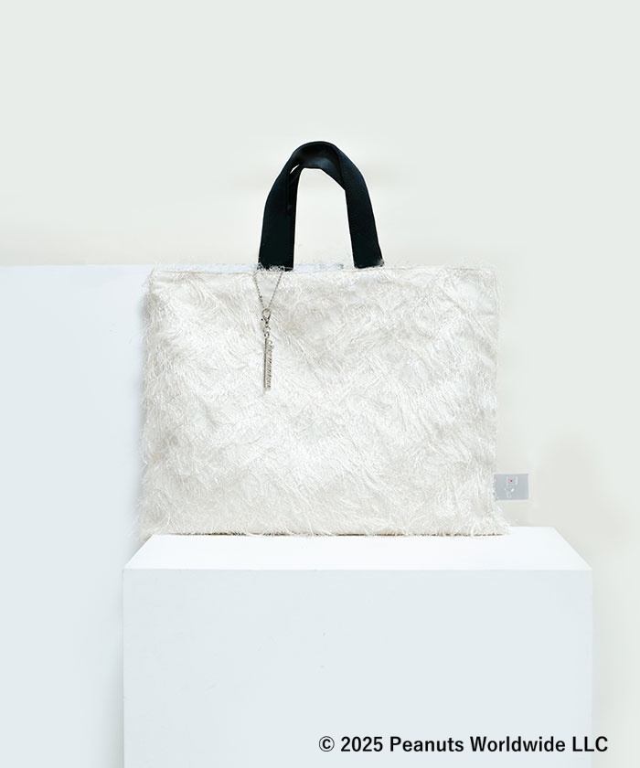 シャルマントサック　トートバッグ アイボリー M ツイードバッグが人気の＜シャルマントサック＞2025年秋冬ポップアップ