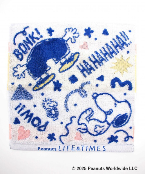 PeanutsLIFE＆TIMES ミニタオル ホワイト F