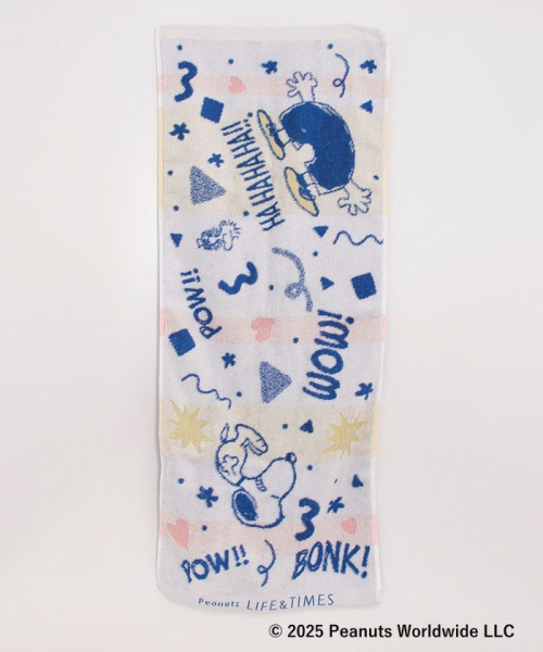 PeanutsLIFE＆TIMES フェイスタオル ホワイト F