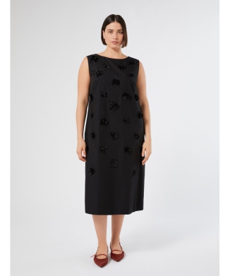 エンブロイダリー コットン ポプリン ドレス