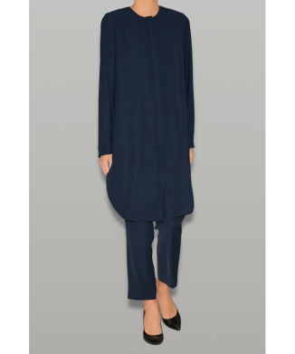 フライフロントロングブラウス