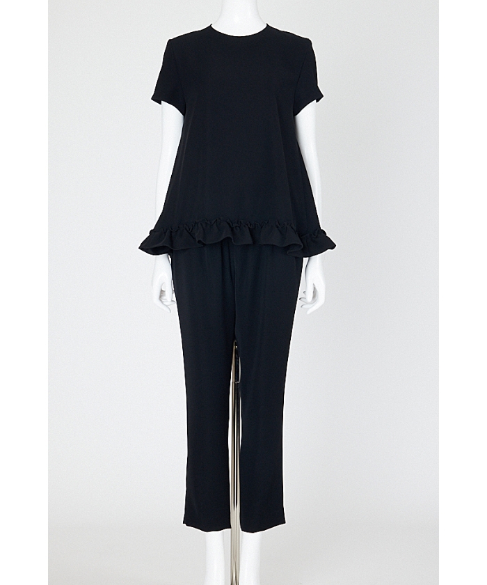 ハーフスリーブヘムギャザーフリルブラウス(P25DB007)｜阪急百貨店公式