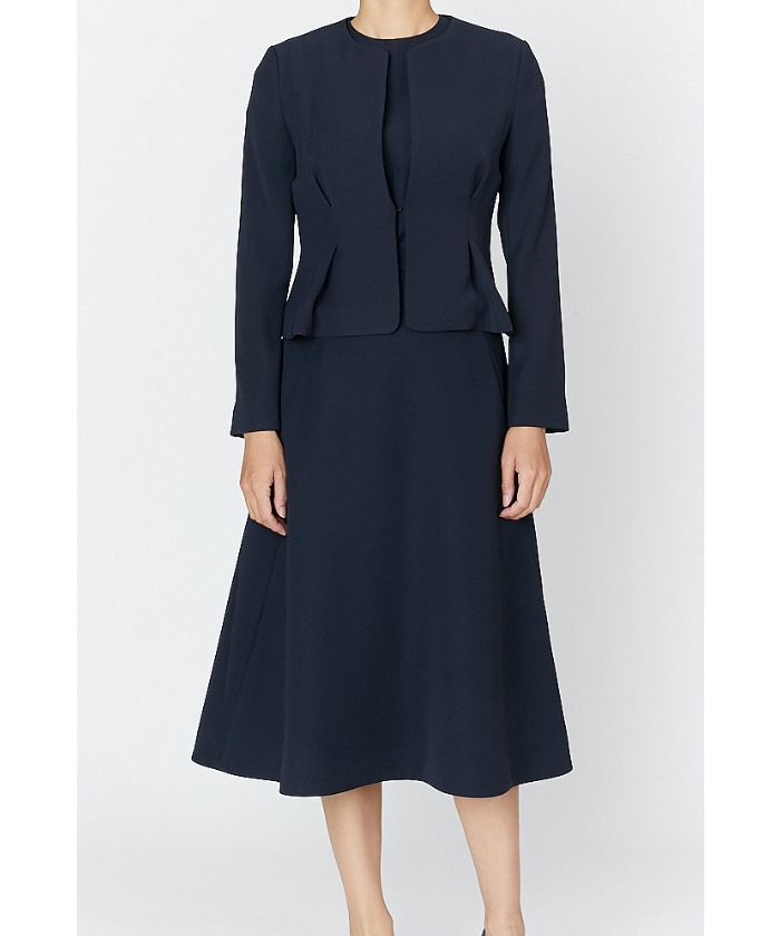 ノーカラージャケット(P25DB019)｜阪急百貨店公式通販サイト｜阪急