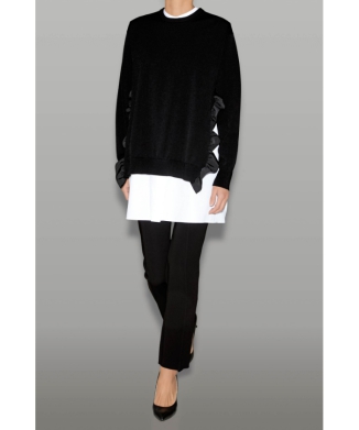 サイドフリルニット