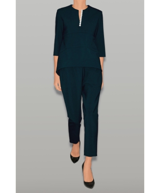 ハイウエストギャザーパンツ