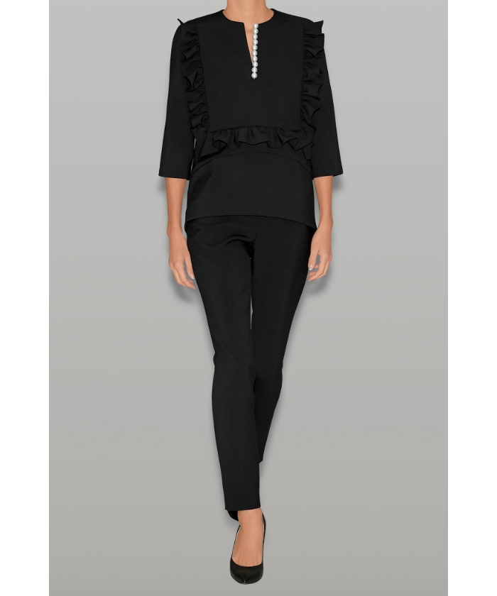 ヨーコチャン　タック入り スリムパンツ スリムパンツ(P25DB029)｜阪急百貨店公式通販サイト｜阪急百貨店