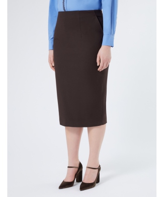 ストレッチ コットン ツイル スカート