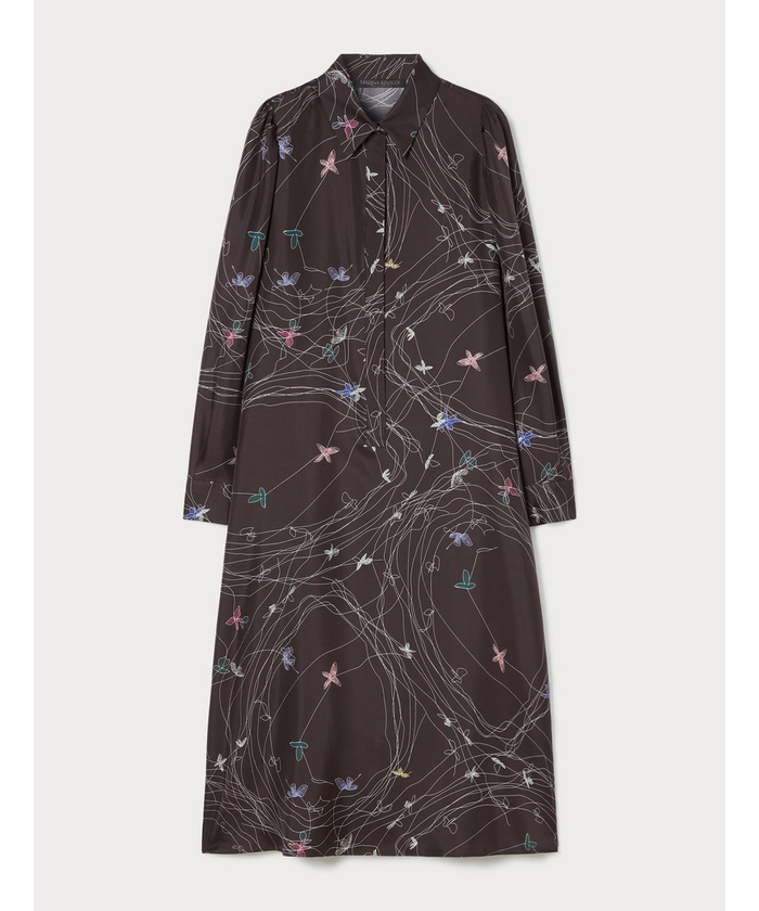 シルク ツイル ドレス(P25NB008)｜阪急百貨店公式通販サイト｜阪急