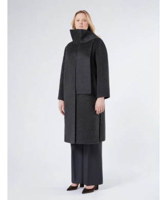 ダブルフェイス ウール アルパカ コート