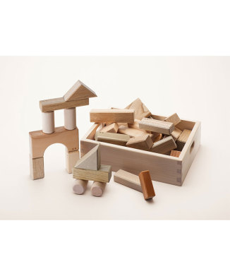 寄木の積木(木箱入り)