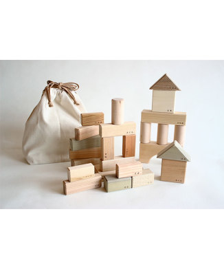 寄木の積木(袋入り)