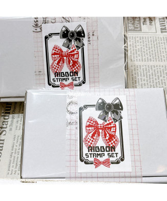 【はんこ屋 noppo*】RIBBON STAMP SET