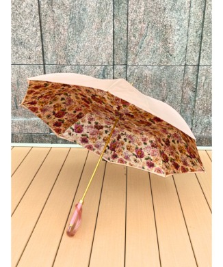 ［長傘］フローラル×ピンク＜6月中旬頃お届け予定＞