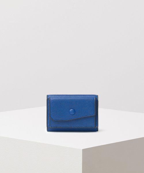 VALEXTRA コンパクト パース ロイヤルブルー F VALEXTRA コンパクト パース ロイヤルブルー F