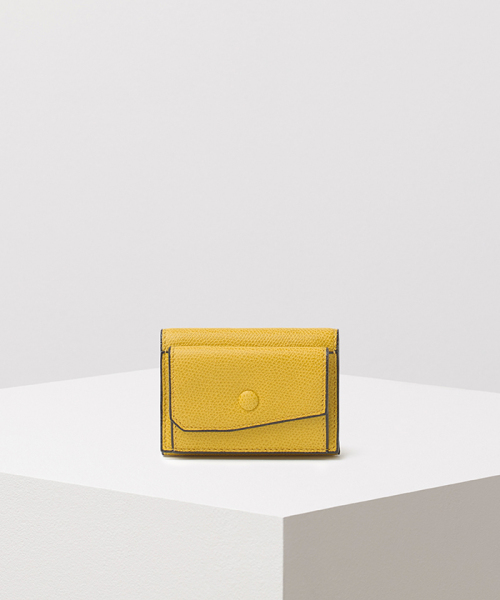 VALEXTRA コンパクト パース イエロー F