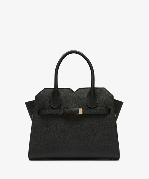 VALEXTRA 2ハンドル ミラノバッグ ミニ ブラック F VALEXTRA 2ハンドル ミラノバッグ ミニ ブラック F