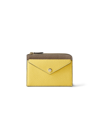 エンベロープ ミニジップ ウォレット シュリンクレザー