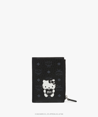 MCM x HELLO KITTY 二つ折りジップカードウォレット
