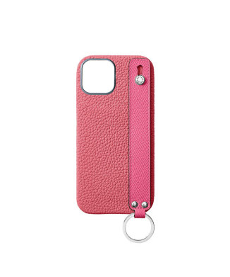 （iPhone 16）ハンドル付き バックカバーケース シュリンクレザー