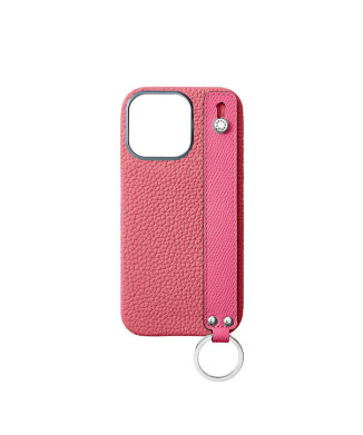 （iPhone 16 Pro）ハンドル付き バックカバーケース シュリンクレザー