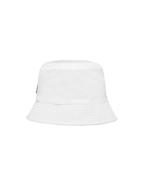 PRADA 【PRADA】Re-Nylon バケットハット ホワイト S PRADA 【PRADA】Re-Nylon バケットハット ホワイト S