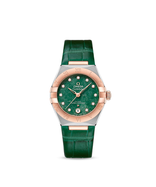 OMEGA 【OMEGA】コンステレーション マンハッタン 29mm SS x RG グリーンアヴェンチュリン マルチ F OMEGA 【OMEGA】コンステレーション マンハッタン 29mm SS x RG グリーンアヴェンチュリン マルチ F